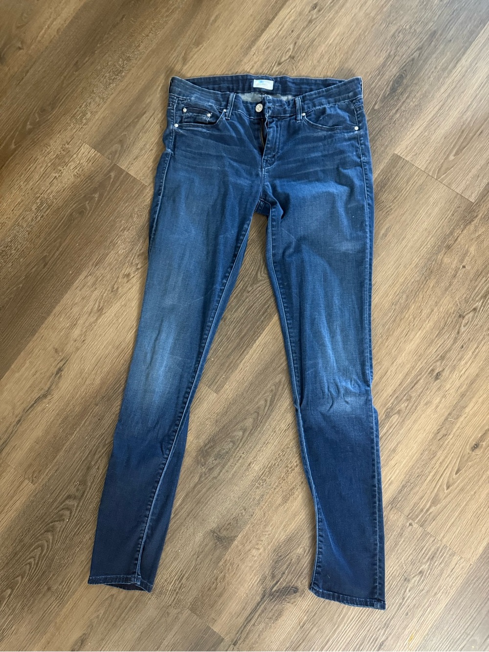 MOTHER Deep Indigo Skinny Jeans